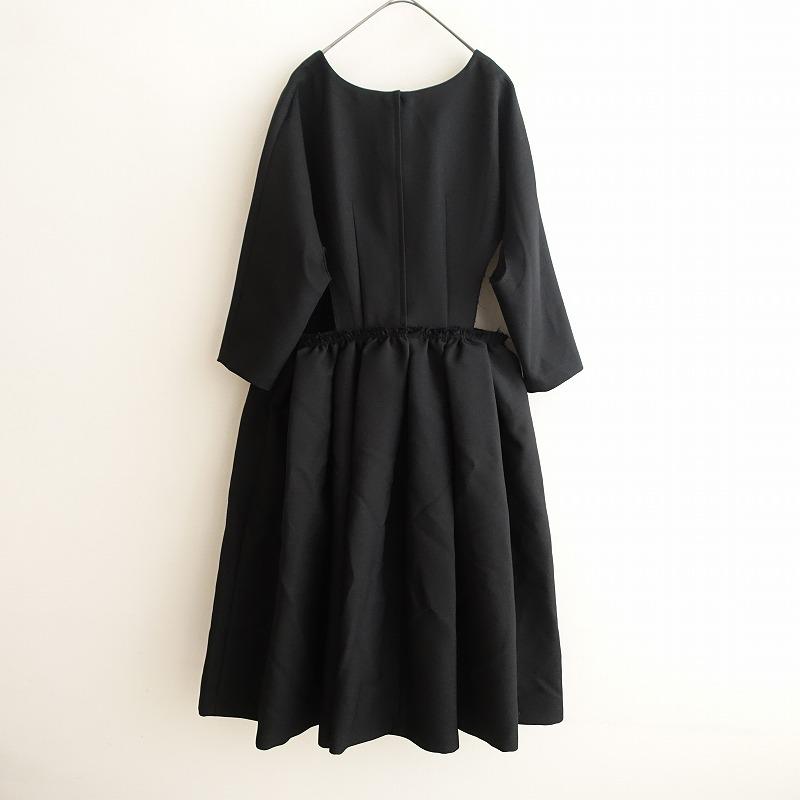 ◆comme des garçonsコムコム　ワンピース　割烹着　ブラック ブラックコムデギャルソン COMME des GARÇONS ワンピース ◇comme des