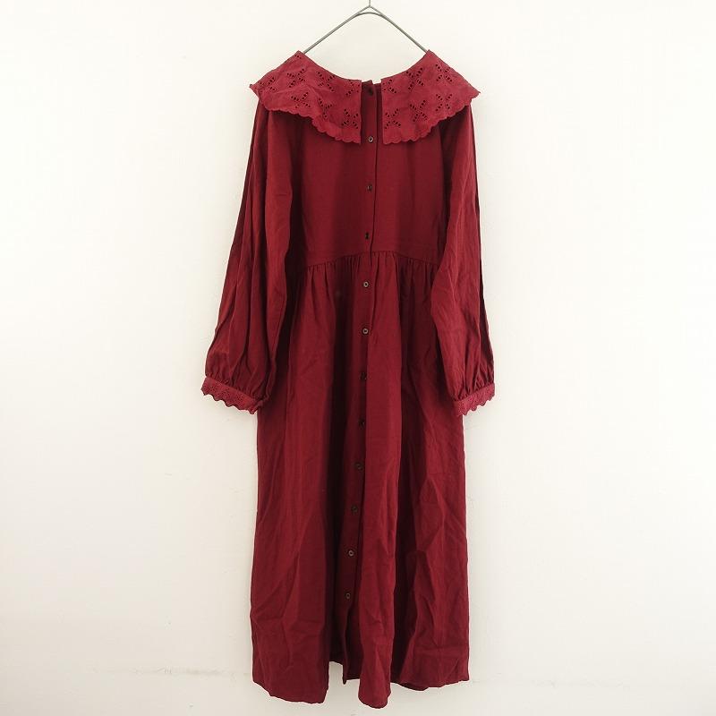 Samansa Mos2（サマンサモスモス） *レースカラーコットンリネン