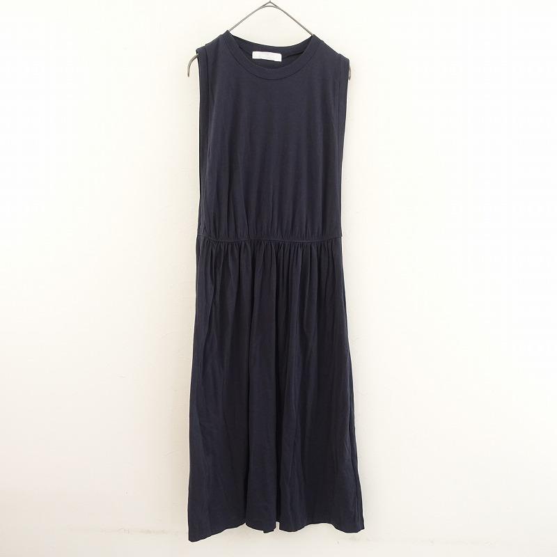 美品。ホームスパン　homspun 黒 コットンリネンワンピース S 美品。ホームスパン homspun 黒 コットンリネンワンピース S homspun