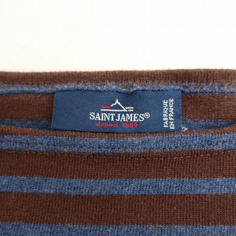 SAINT JAMES（セントジェームス） *コットンボーダーカットソー*XS厚手