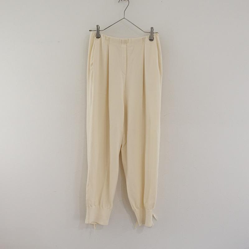 Tenne Handcrafted Modern リボンニットパンツ　S 定価4.9万】テンハンドクラフテッドモダン TENNE HANDCRAFTED MODERN