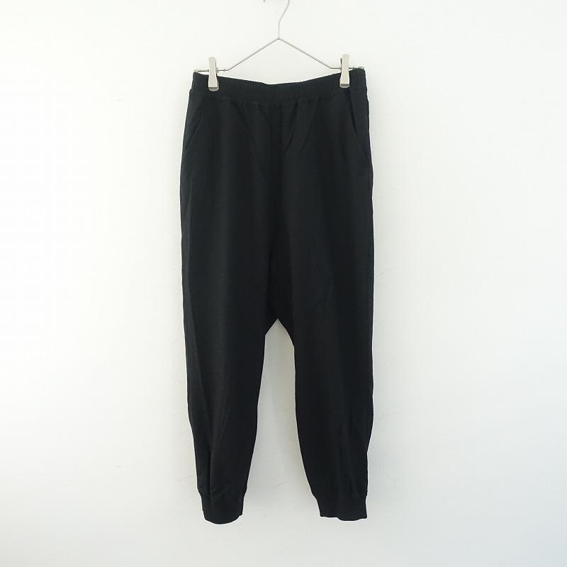 ARTS&SCIENCE コットンパンツ ブラック 日本製 1 ARTS&SCIENCE アーツ＆サイエンス ブラックパンツ ARTS&SCIENCE