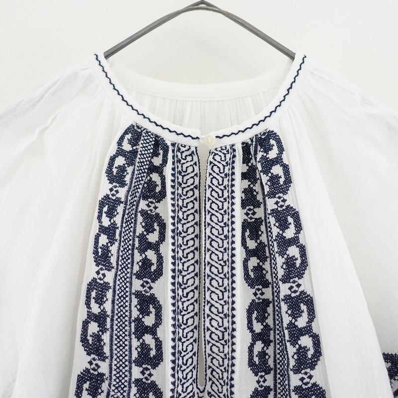 SLOBE IENA（スローブイエナ） SLOBE IENA*クロスステッチ刺しゅう7分
