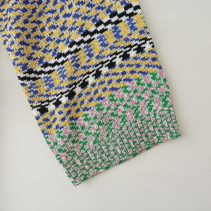 ミッソーニ MISSONI*ドライニットローブ*38羽織ロングカーディガン