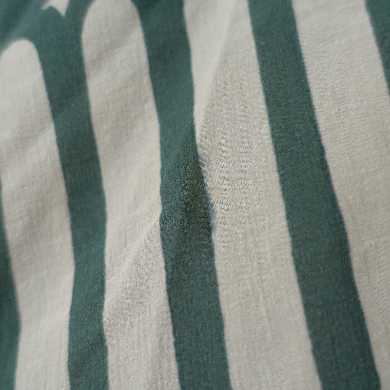 mina perhonen（ミナペルホネン） *finger stripe コットンブラウス*38