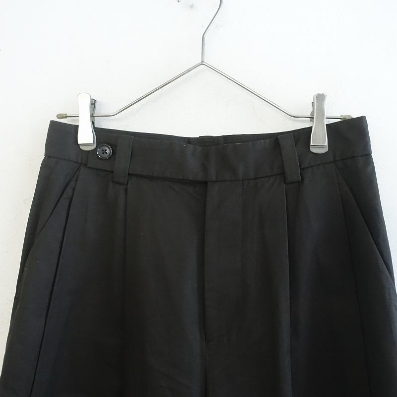 【美品/2025/定価3.9万】マーガレットハウエル MARGARET HOWELL *コットンパンツ*2薄手チャコールグレー(27-2510-14)【20K52】_2