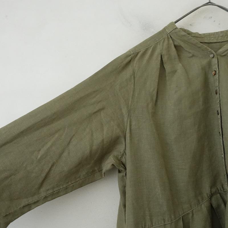 nest Robe（ネストローブ） *タックワンピース*薄手ドレス長袖ロング