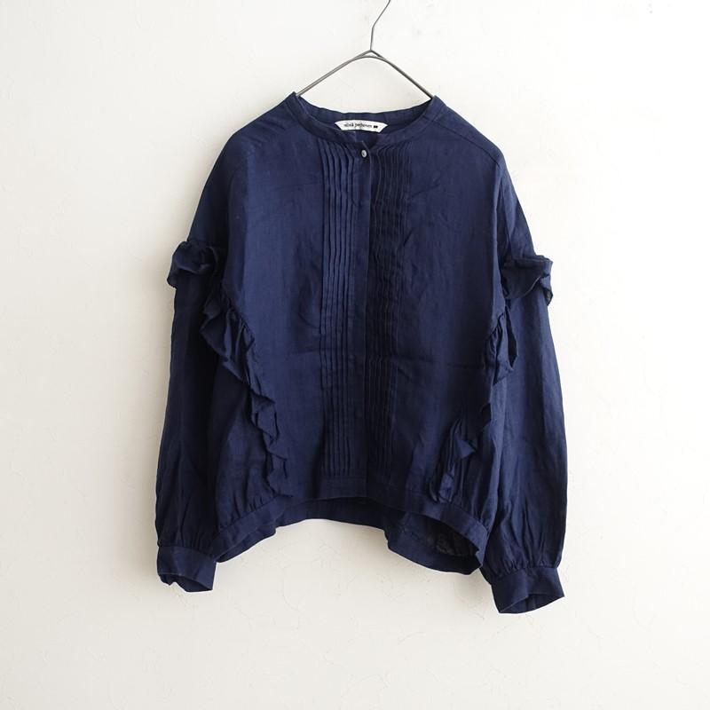 ミナペルホネン リネンブラウス mina perhonen（ミナペルホネン） 【定価5.5万】ミナペルホネン