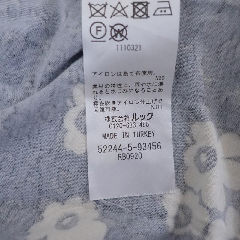 【美品2024AW】マリメッコmarimekko*Cavea Pikkuinen Unikko Dress*Sワンピースカットソーブラックパープル(27-2512-116)【81A62】の画像