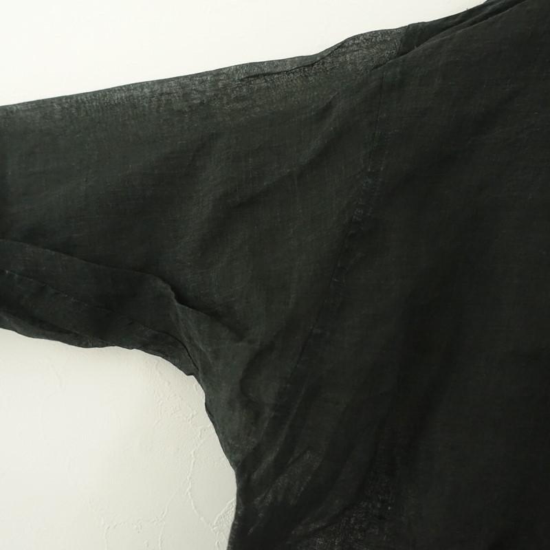 希少レア　ARTS&SCIENCE 高級　シャツ　トップス　ブラック リネン　黒 ARTS & SCIENCE（アーツアンドサイエンス） アーツ&サイエンス *リネン