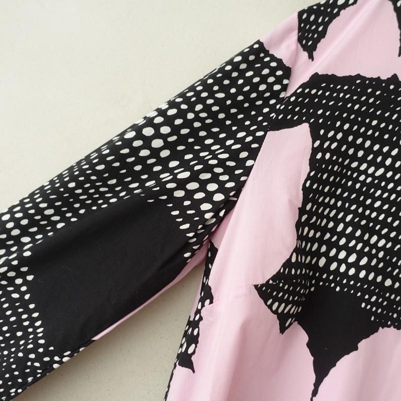 定価3.7万】マリメッコ marimekko *BIAK HIMAWARI ワンピース*34綿混