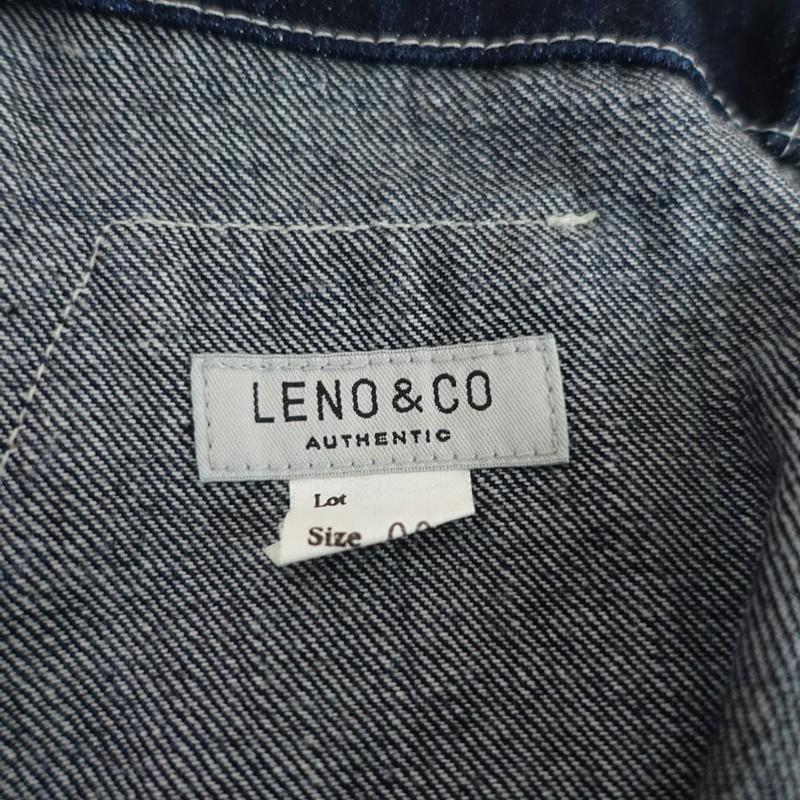 定価3.7万】リノ LENO & CO *コットンオーバーオール*00綿デニムパンツ