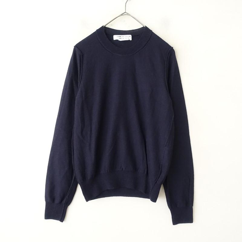 コムデギャルソン COMME des GARCONS *アウトシームクルーネックニット