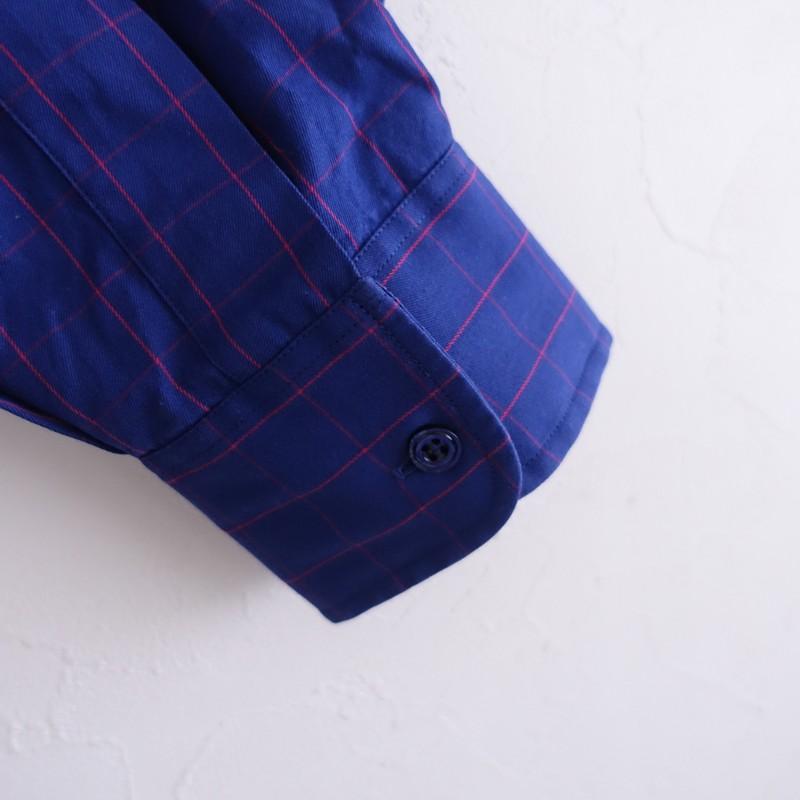 シャルベ×ブラミンク Charvet×BLAMINK *コットンチェック柄ワンピース