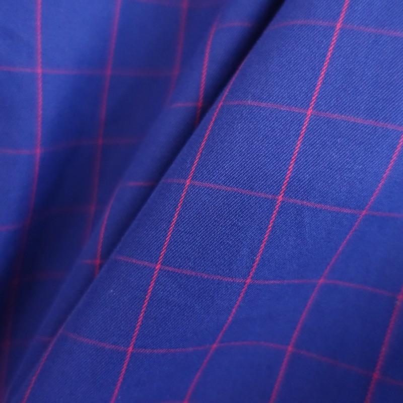 シャルベ×ブラミンク Charvet×BLAMINK *コットンチェック柄ワンピース