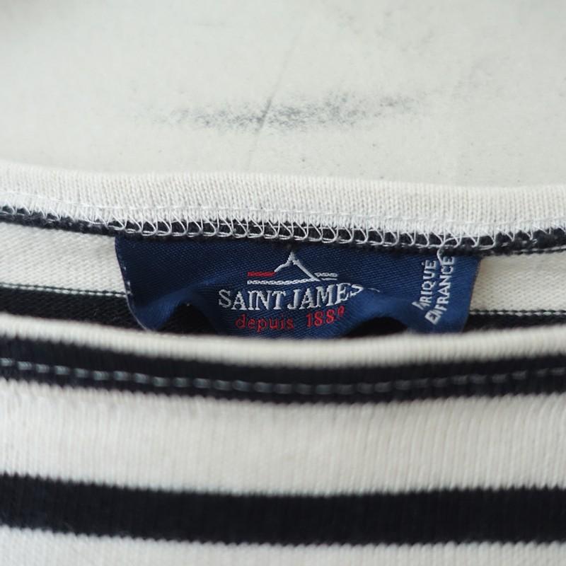 SAINT JAMES（セントジェームス） *コットンボーダー柄カットソー*SM