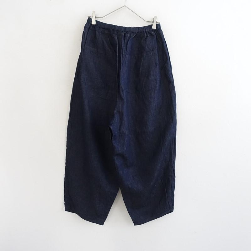 グラム (g) *コットンリネンワイドタックデニムパンツ*F綿麻薄手