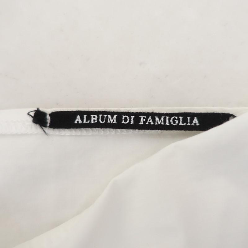 ALBUM DI FAMIGLIA アルバムディファミリア *コットン混ノーカラー 