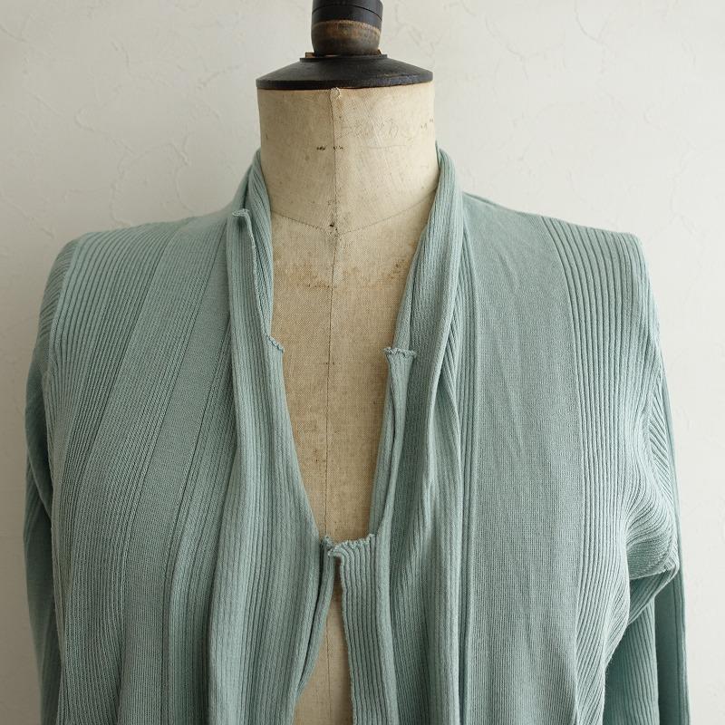 美品/定価5.2万/ババグーリ Babaghuri *コットンシルクリブニット 