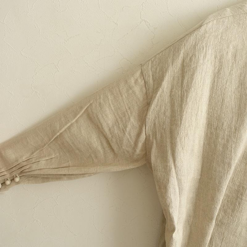 美品】ユルタオ YURTAO *金ラメストライプカシュクールワンピース*M