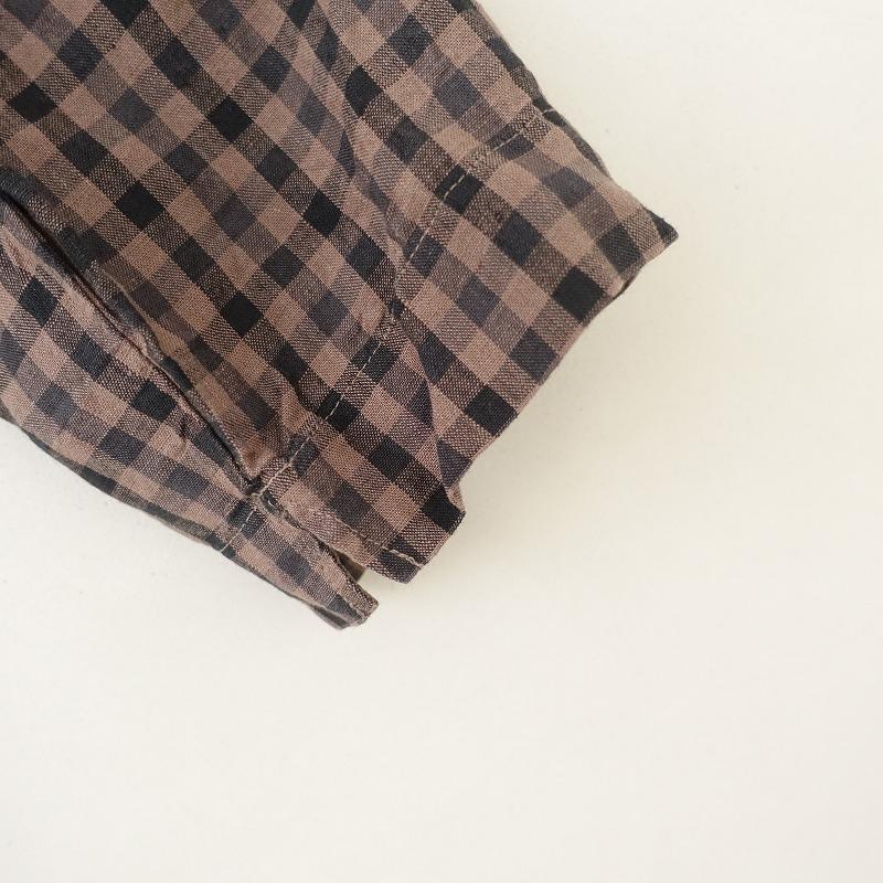 nest Robe 【定価3.3万】ネストローブ *リネン先染めチェック  