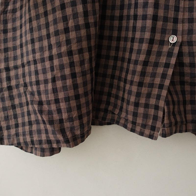 nest Robe 【定価3.3万】ネストローブ *リネン先染めチェック  