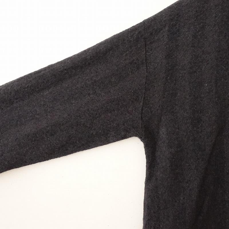 apuntob アプントビー *ストライプヴァージンウール起毛シャツ