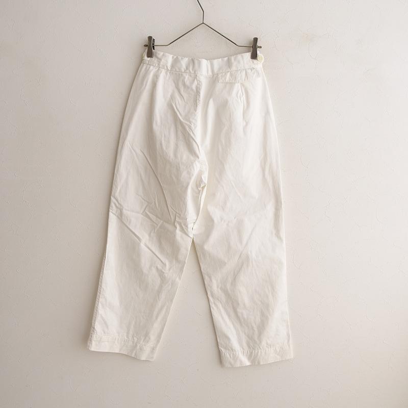 美品】マーガレットハウエル　スラックス　コットンツイル　フレッドペリーコラボ　M 美品】マーガレットハウエル スラックス コットンツイル