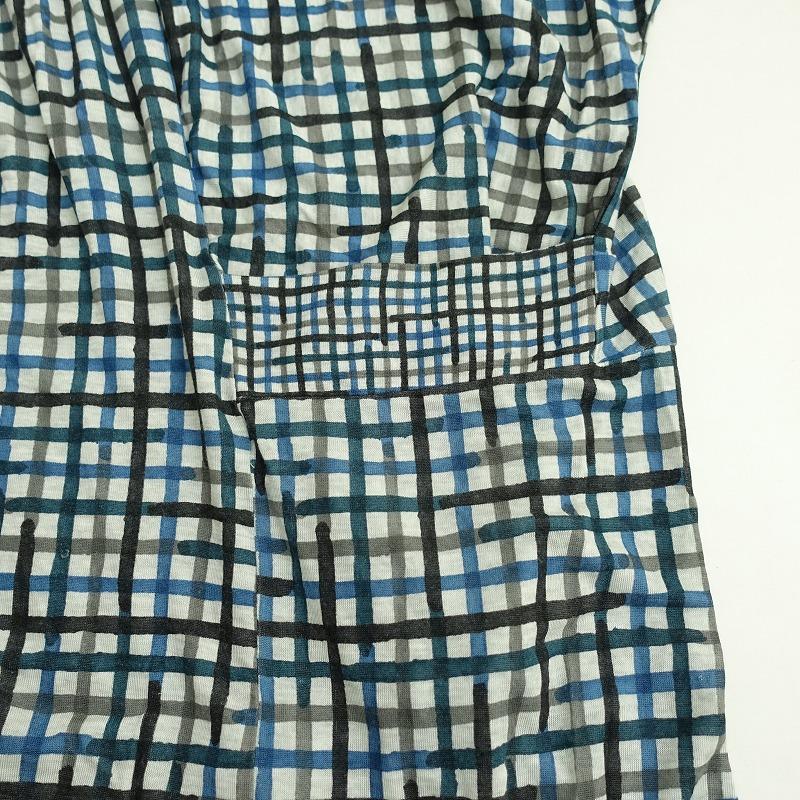 ミナペルホネン●croomチェック柄チュニック●mina perhonen mina perhonen（ミナペルホネン） 【定価6万】 mina perhonen minamo