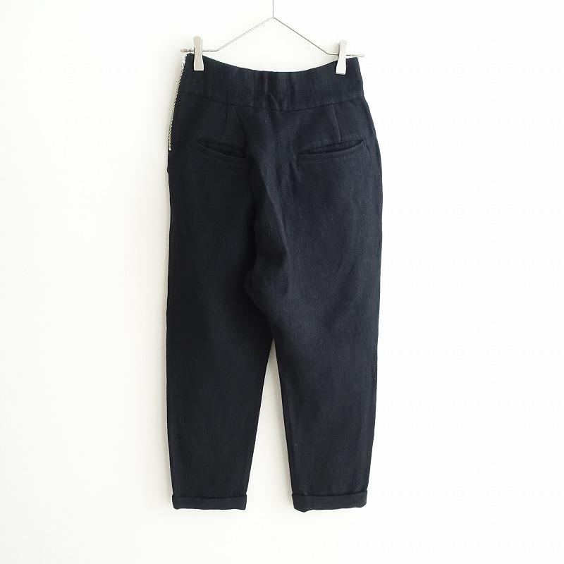 ZUCCa ズッカ ZUCCA *サイドジップテーパードパンツ*Sダーク ZUCCa ズッカ ZUCCA *サイドジップテーパードパンツ*Sダーク
