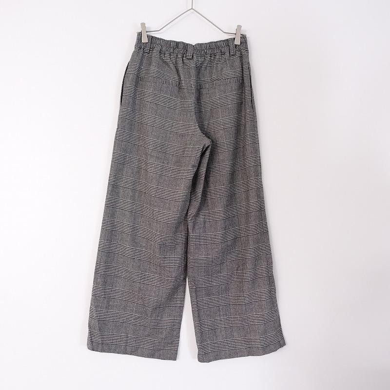 plage（プラージュ） *ウール混グレンチェックイージーワイドパンツ*38