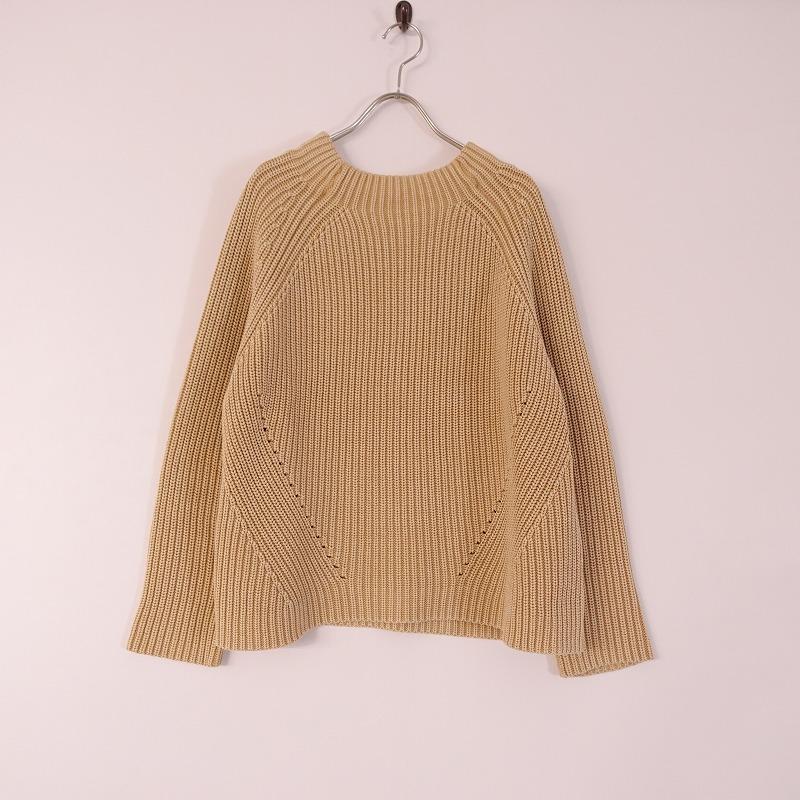 DEMYLEE ベージュ ニットロングジレXS DEMYLEE ベージュ ニットロングジレXS