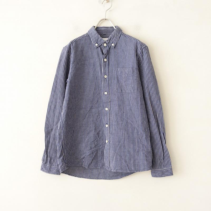 maillot 【定価1.6万】マイヨ *Suset ストライプボタンダウン maillot 【定価1.6万】マイヨ *Suset ストライプボタンダウン