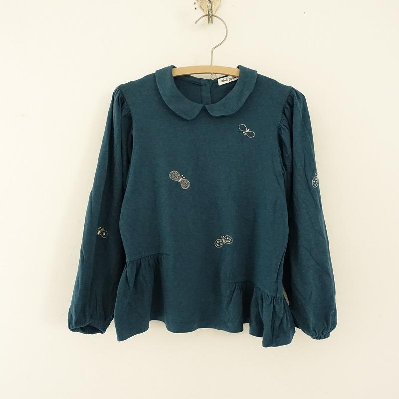 ミナペルホネン choucho 刺繍カットソー