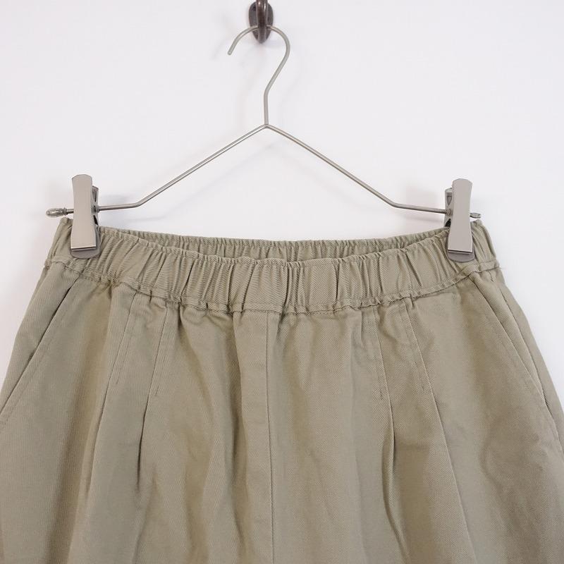 TANDEY オローネ *ムームーパンツ*ベージュカーキウエストゴム無地