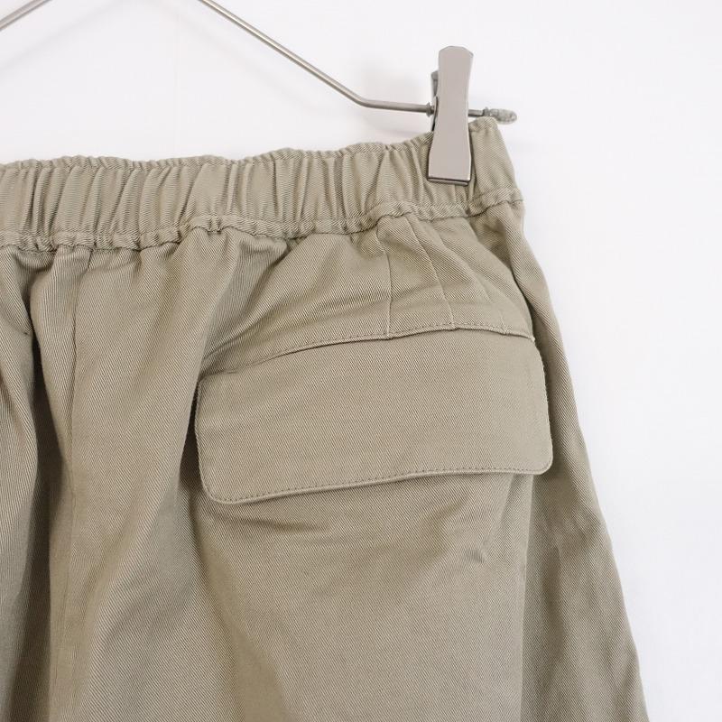 TANDEY オローネ *ムームーパンツ*ベージュカーキウエストゴム無地