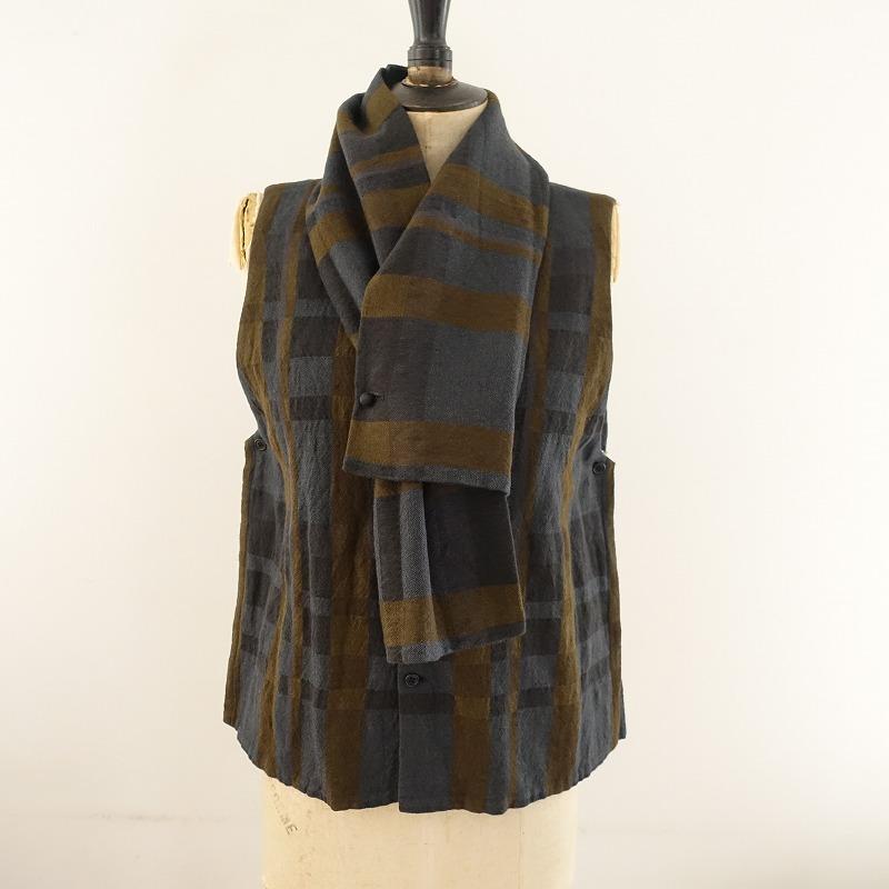 ヴラスブラム Vlas Blomme /ジレ*Fベストチェック柄 ヴラスブラム Vlas Blomme /ジレ*Fベストチェック柄 ヴラスブラム Vlas