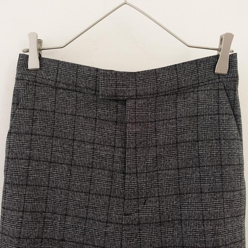 ミズイロインド mizuiro-ind *チェックサルエルパンツ*2ブラック