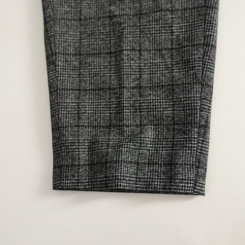 ミズイロインド mizuiro-ind *チェックサルエルパンツ*2ブラック