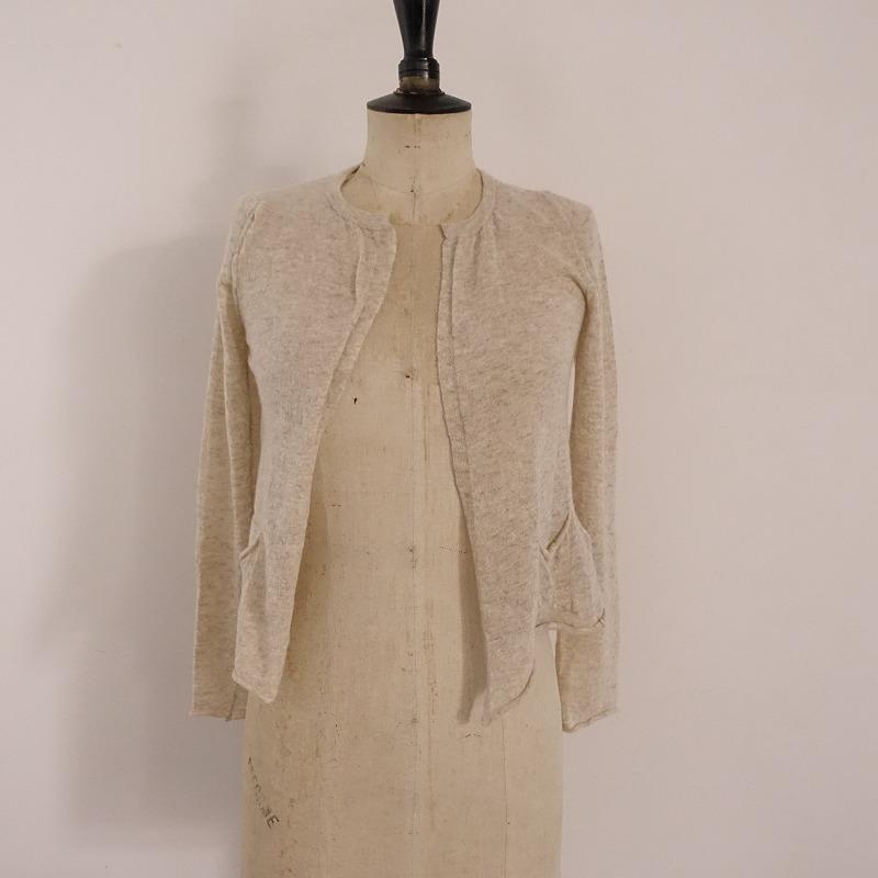 n100 //エヌワンハンドレッド *カシミヤニットカーディガン*34 n100 //エヌワンハンドレッド *カシミヤニットカーディガン*34