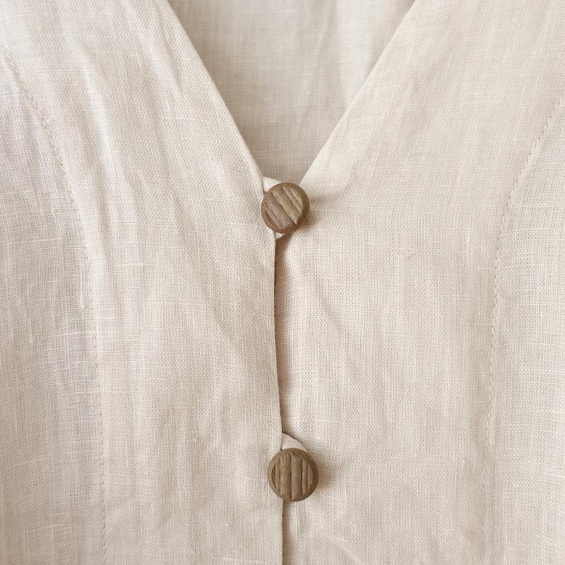 定価1.8万】アトリエナルセ atelier naruse *リネンシャツカーディガン