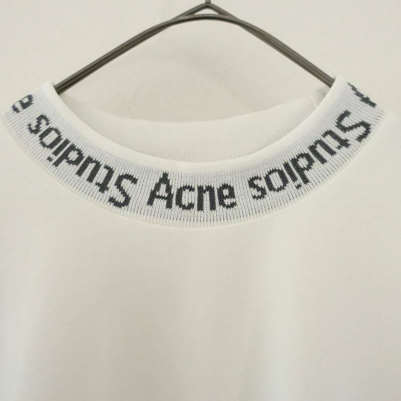 Acne Studios アクネ ACNE STUDIOS *ロゴモックネック半袖Tシャツ*XS 