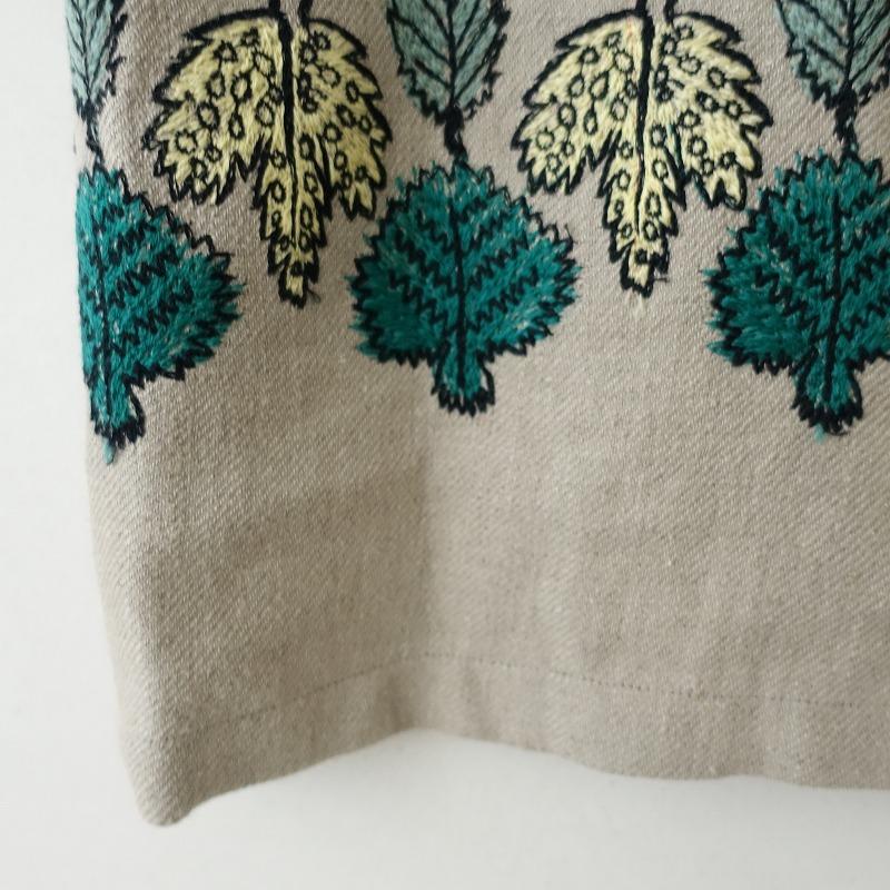 minä perhonen 花柄 刺繍ワンピース　120 130 mina perhonen（ミナペルホネン） 【キッズ/未使用/定価4.1万】ミナ