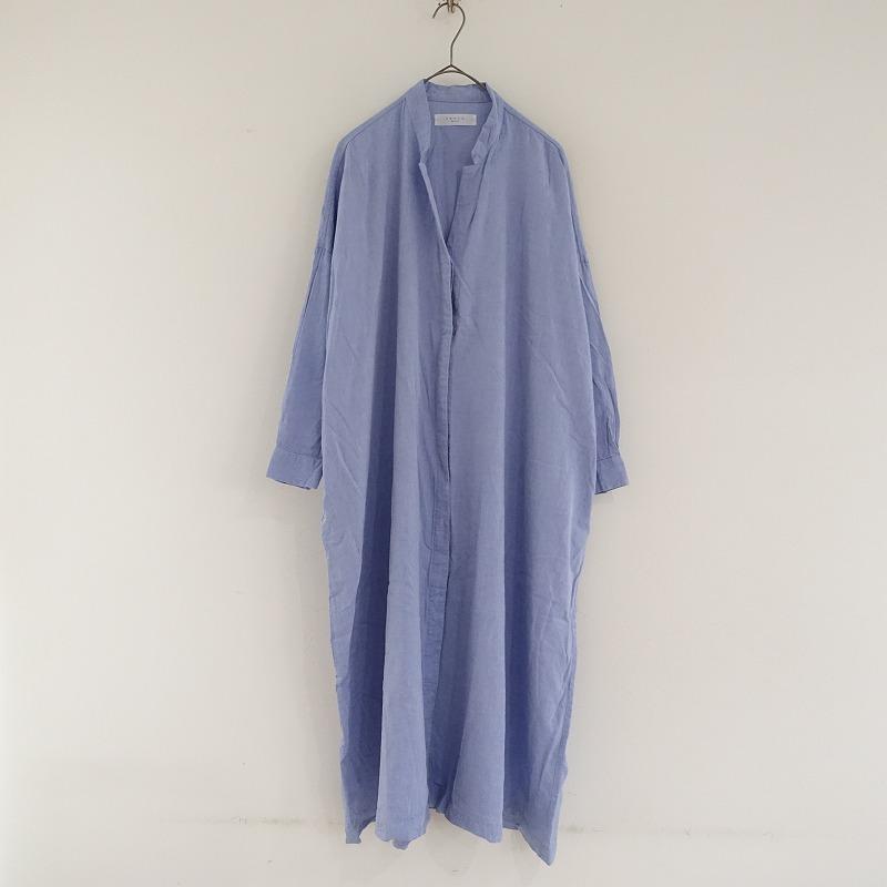 セット SETTO * STEFAN ONE-PIECE コットン混シャツワンピース*F  