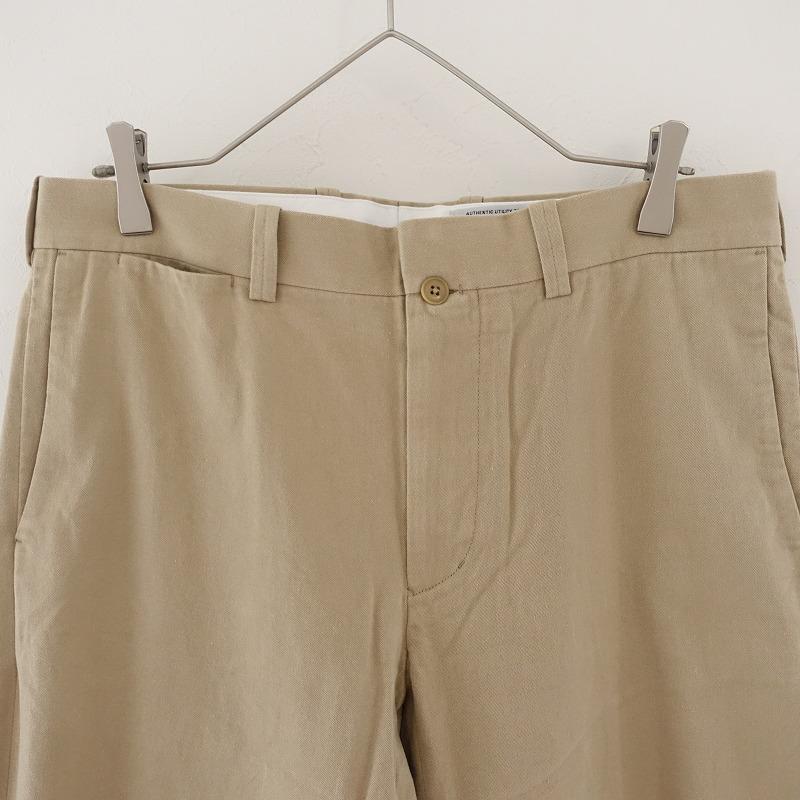 YAECA（ヤエカ） *156003 チノクロスパンツ スタンダード*34ベージュ