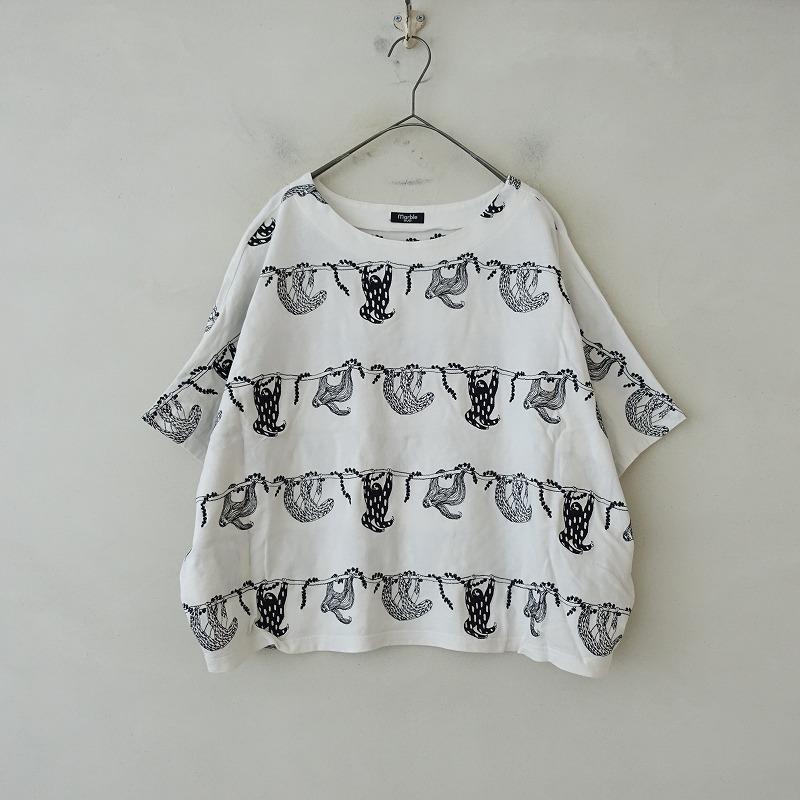 marble SUD 【定価1.7万】マーブルシュッド *EMB ナマケモノ刺繍 marble SUD 【定価1.7万】マーブルシュッド *EMB ナマケモノ刺繍