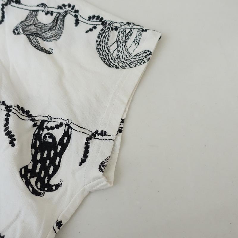 marble SUD 【定価1.7万】マーブルシュッド *EMB ナマケモノ刺繍 marble SUD 【定価1.7万】マーブルシュッド *EMB ナマケモノ刺繍