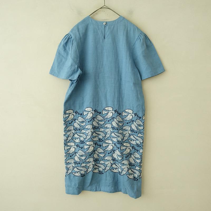 mina perhonen（ミナペルホネン） *following day リネン刺繍ドレス