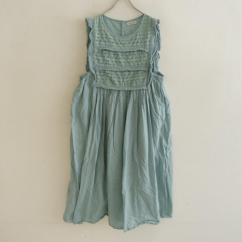 Samansa Mos2 サマンサモスモス *ノースリーブフリルレース