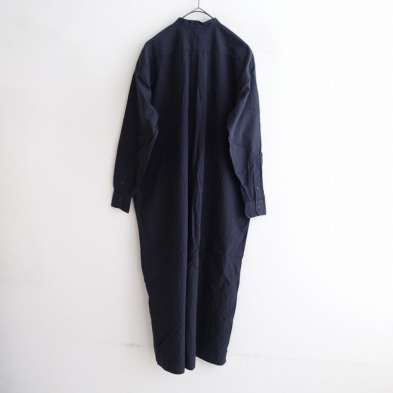 COMOLI（コモリ） 【定価4.1万】コモリ *バンドカラーシャツワンピース